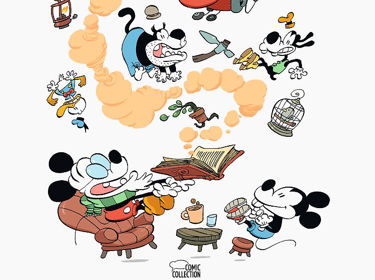 "Die jungen Jahre von Micky" ist bei der Egmont Comic Collection erschienen, 80 Seiten im Hardcover, 29 Euro.