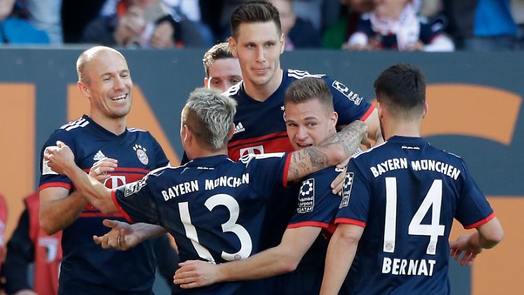 Da war alles klar: Arjen Robben hat soeben das 3:1 für den FC Bayern erzielt.