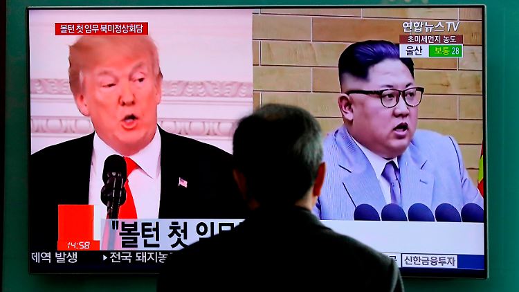 Bald könnten sich US-Präsident Donald Trump und Nordkoreas Machthaber Kim Jong persönlich begegnen.