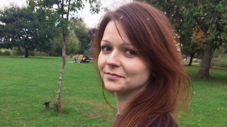 Julia Skripal auf einem vor dem Anschlag aufgenommenen Foto