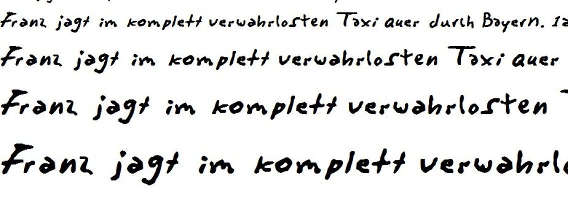 So sieht sie aus, die Handschrift von Kurt Cobain. Und nein, das ist kein Original-Songtext.
