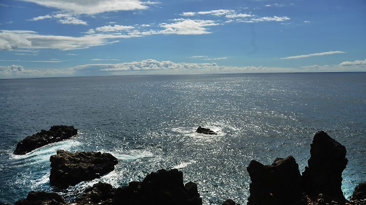 Der Golfstrom ist Teil des großen atlantischen Stromrings, bestehend aus Portugal-, Kanaren-, Nordäquatorial-, Antillen-, Florida- und Nordostatlantischem Strom (im Bild: Meer vor La Palma, Kanaren)