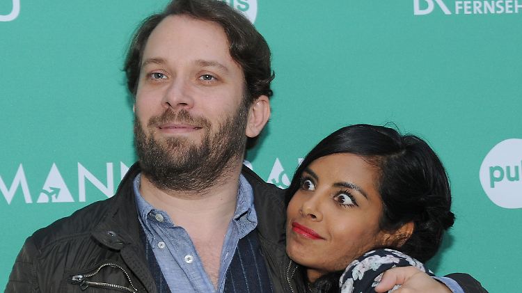 Christian Ulmen und seine Frau, Collien Ulmen-Fernandes, im September 2015.