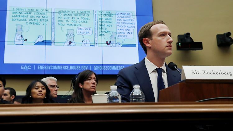Mark Zuckerberg höchstpersönlich: Mehrfach schon war er vor den Kongress geladen, bislang schickte er jedoch lieber seine Anwälte.