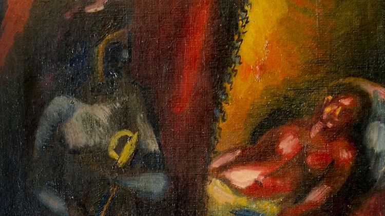 Das Bild stammt aus der frühen Phase Chagalls.