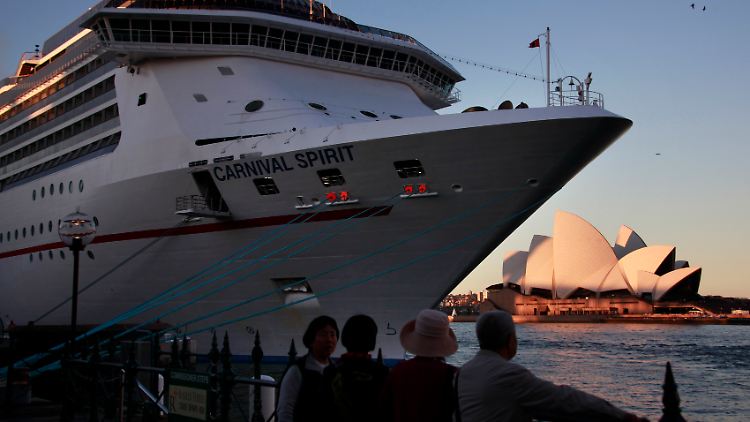 Das Unglück geschah auf einem Schiff der Kreuzfahrtveranstalter Carnival Australia (Archivbild).