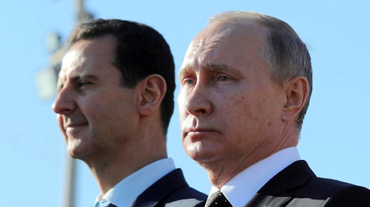 Russland gilt als engster Verbündeter des syrischen Machthaber Assad (l.).