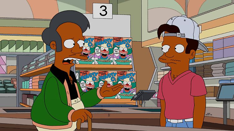 Die Figur Apu (l.) wird von vielen als rassistisch empfunden. Serienmacher Al Jean ringt um einen Umgang mit dem Dilemma. 