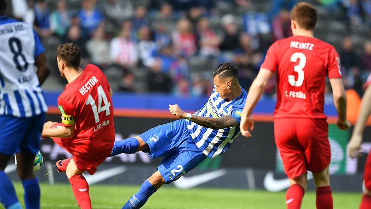 Davie Selke schoss Hertha zum ersten Heimsieg 2018 - und Schlusslicht Köln ein Stückchen näher Richtung Abstieg.