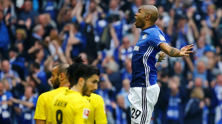 Naldo traf zum 2:0 für Schalke - und brach damit die Dortmunder Moral.