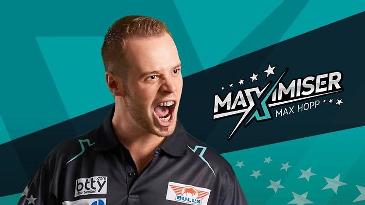 Max "Maximiser" Hopp: Pure Freude beim deutschen Darts-Profi.