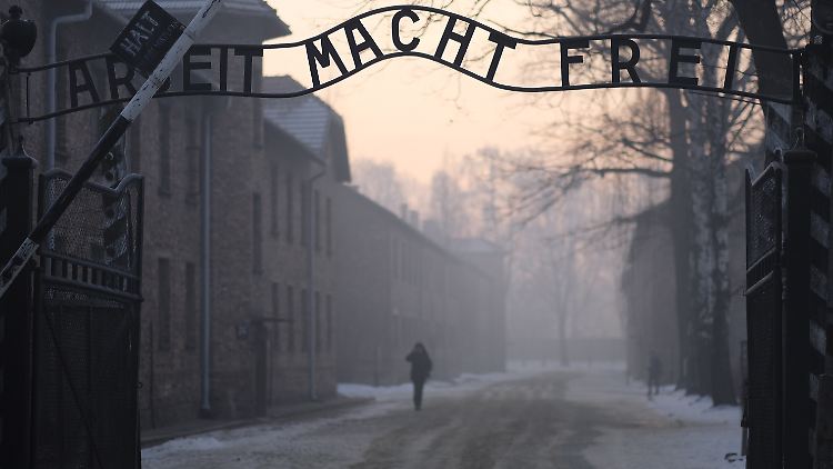 "Arbeit macht frei", der Leitspruch der Nazis in den Konzentrationslagern.