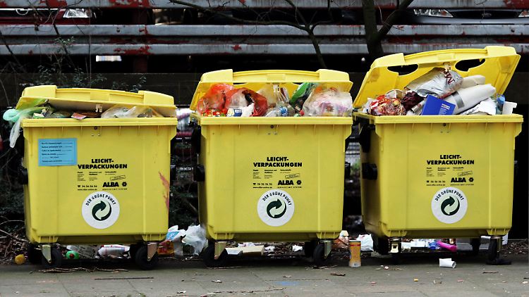 Das System mit dem Grünen Punkt scheint zu funktionieren - die Deutschen sind Recycling-Europameister.