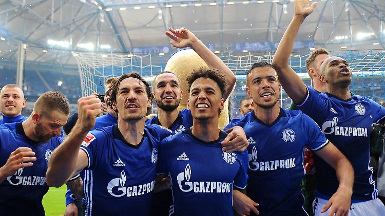 Die Freude nach dem Derbysieg.
