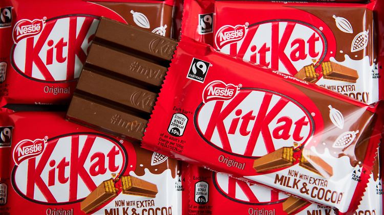 Ob vier Finger oder vier Rippen, die Form des Kitkat-Riegels sorgt für Streit. 