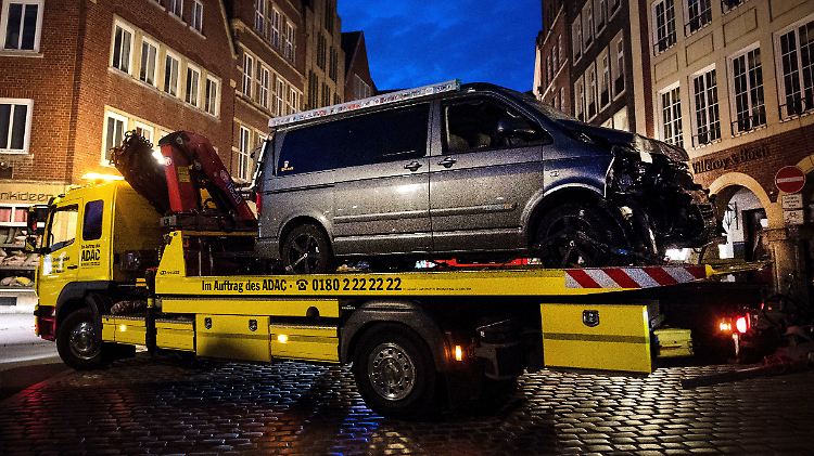 Diesen Campingbus steuerte Jens R. in Münster in eine Menschenmenge.