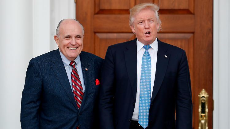 Guiliani wurde nach Trumps Wahlsieg für mehrere Positionen in der Regierung gehandelt.