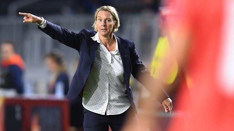 Martina Voss-Tecklenburg bestritt 125 Spiele für die deutsche Fußball-Nationalmannschaft - und könnte künftig die DFB-Frauen übernehmen.