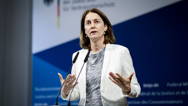SPD-Justizministerin Barley rief die Union dazu auf, den Widerstand gegen den Gesetzentwurf aufzuheben.