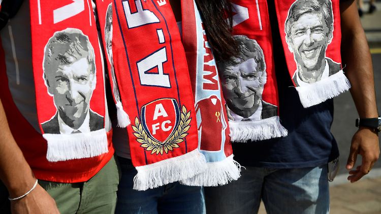 Bald Fußballgeschichte beim FC Arsenal: Dauertrainer Arséne Wenger, der sein Amt im Sommer nach 22 Jahren abgibt.