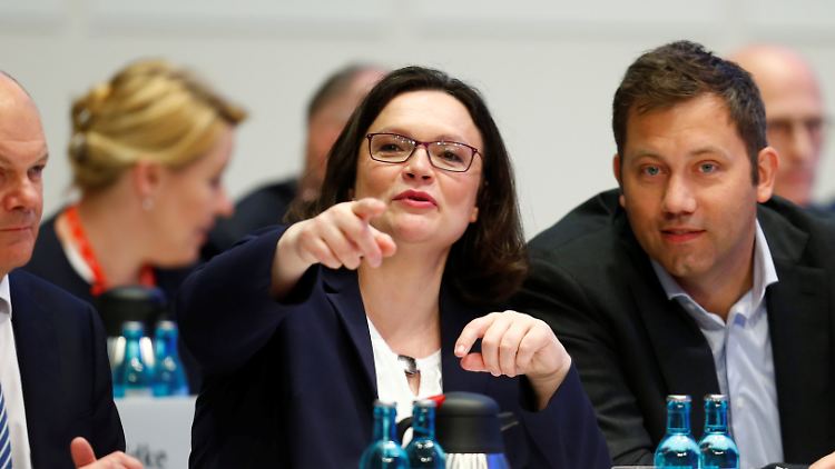 Andrea Nahles will die SPD aus der Krise führen.