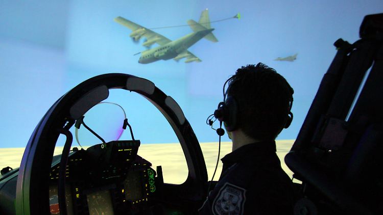Der Luftwaffe fehlen Eurofighter für die Pilotenausbildung. Der Simulator wird laut Rechnungshof aber trotzdem nicht in vollem Maße genutzt.