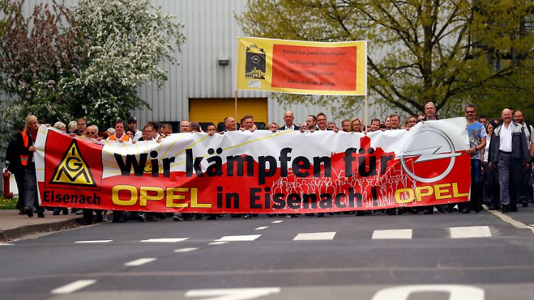Bei Opel in Eisenach wird mal wieder protestiert. Und wieder kämpft das Land um Arbeitsplätze.