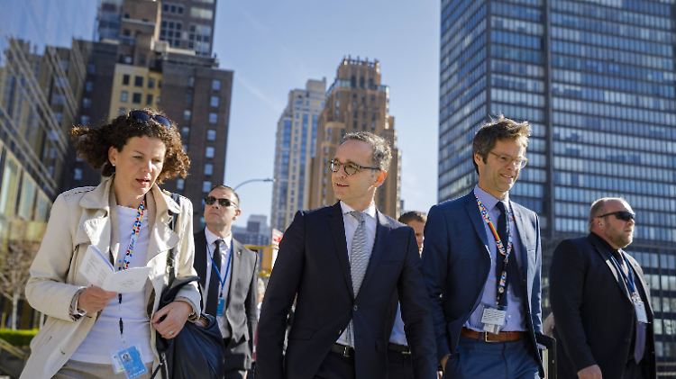 Maas macht sich in New York für einen deutschen Sitz im Sicherheitsrat stark.