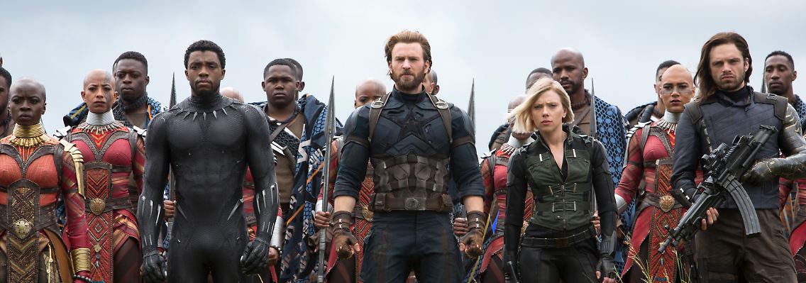 Helden, nichts als Helden im neuen "Avengers"-Film.