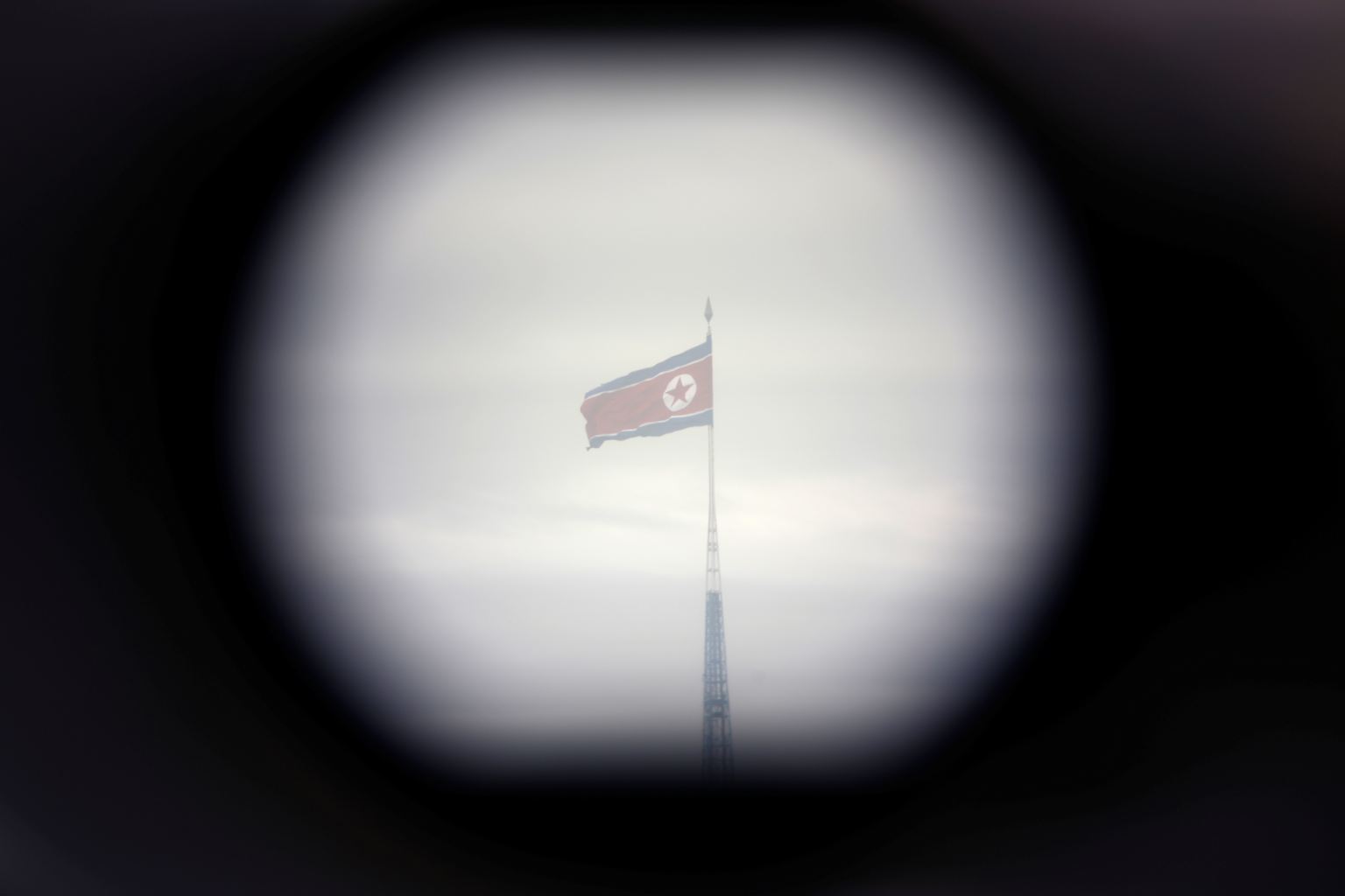 Das Grenzgebiet zwischen Nord- und Südkorea: Kaum ein Ort ...