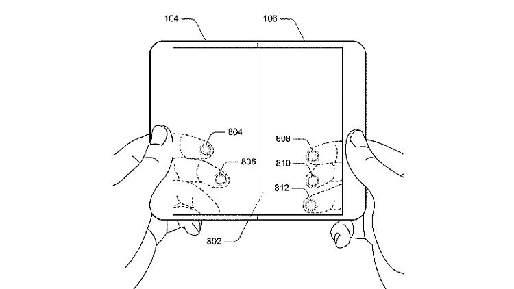 Hier kann man gut die ungefähren Maße des "Surface Phone" sehen.