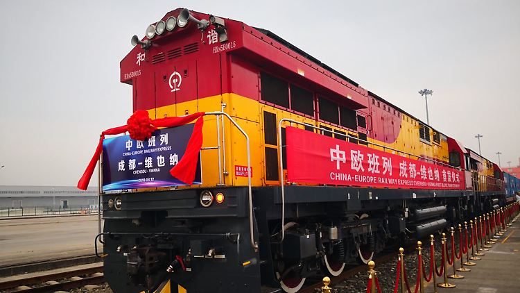 Vor 15 Tagen begann die Reise 9800 Kilometer entfernt in China.