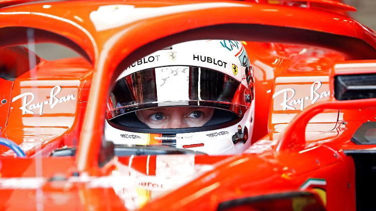 Vettel landet im Training von Baku nur auf Platz elf.