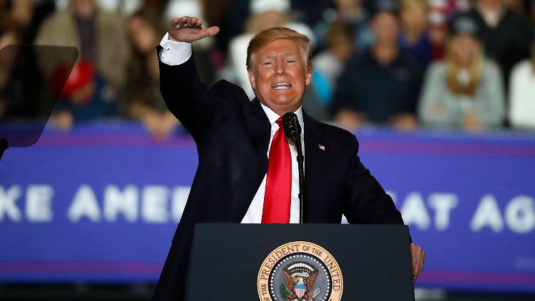 Donald Trump will sich in der Hauptstadt nicht durch den Kakao ziehen lassen. 