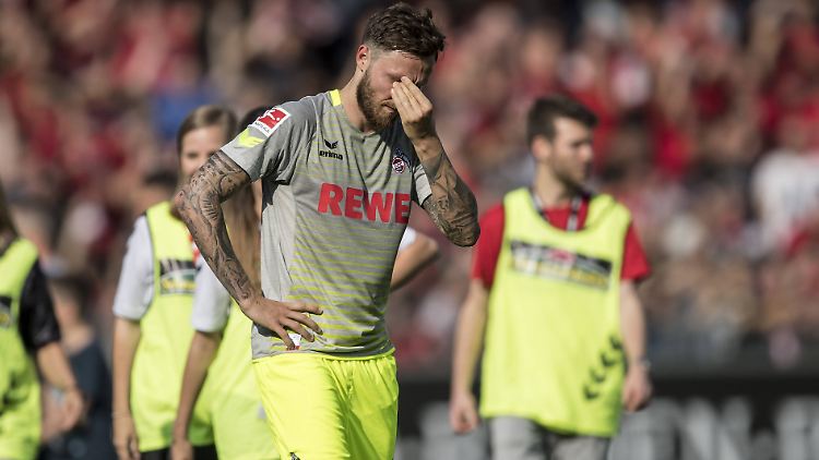 Das war's: Marco Höger musst mit dem 1. FC Köln runter in die 2. Liga.
