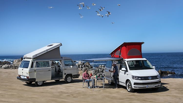 Das Konzept des VW California hat sich über die Jahrzehnte nicht geändert.