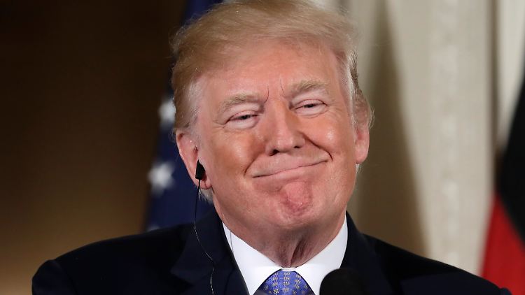 "Sie werden keine nuklearen Waffen kriegen", sagte Trump in der Pressekonferenz mit Merkel.
