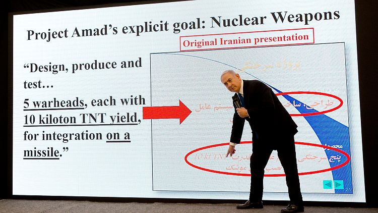 Netanjahu bezichtigt den Iran der Lüge.