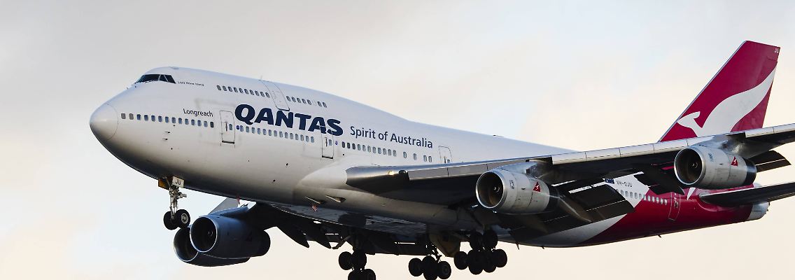 Seine Zeit ist bei Qantas bald abgelaufen - der Jumbo-Jet, eigentlich Boeing 747. Womöglich das bekannteste Verkehrsflugzeug der Welt.