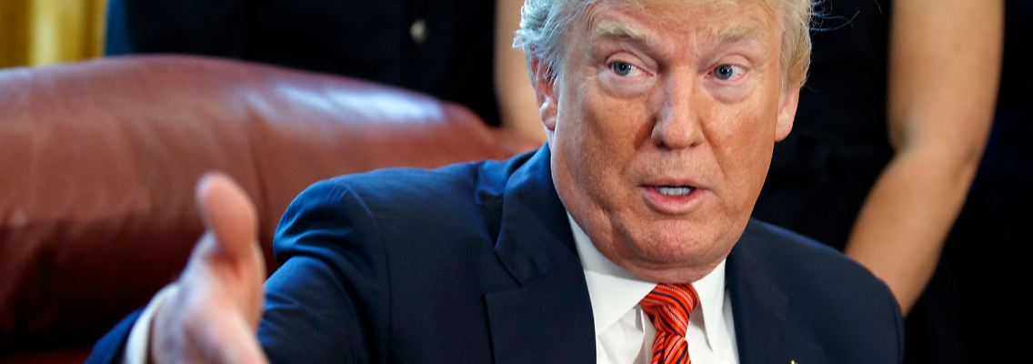 Alles im Griff oder führt seine Handelspolitik aus Drohungen und Forderungen in den Abgrund? Donald Trump.