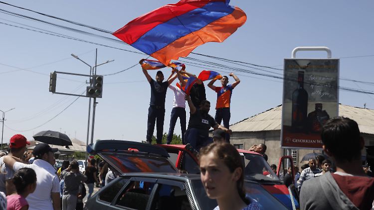 Die Armenier prostestieren gegen Vetternwirtschaft und Korruption.