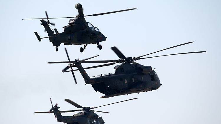 Zahlreiche Hubschrauber der Bundeswehr sind nicht einsatzbereit.