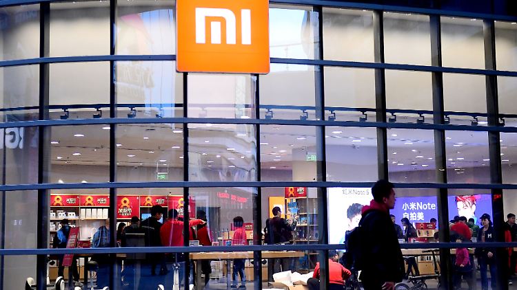 Ein Xiaomi-Store in der chinesischen Stadt Shenyang.