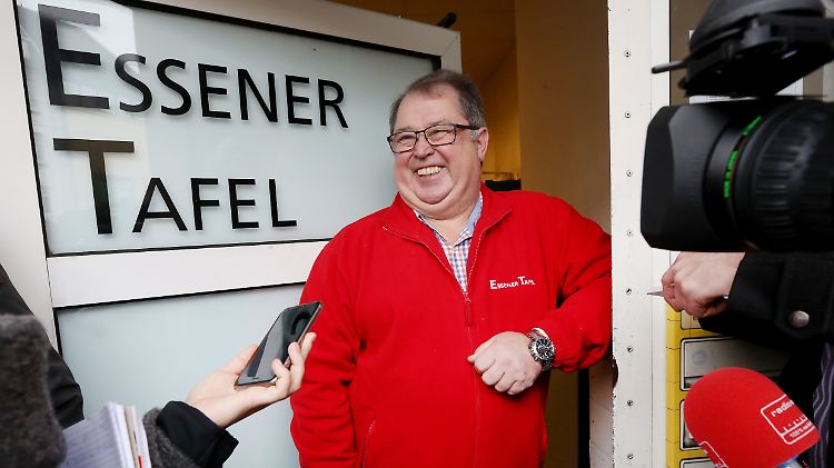 Jörg Sartor leitet die Essener Tafel.