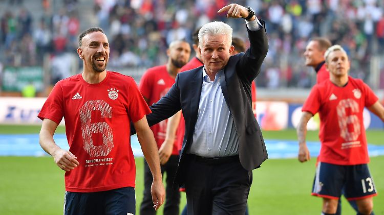 Mit Trainer Jupp Heynckes feierte Ribéry seine größten Erfolge.