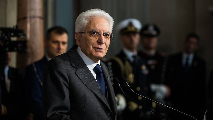 Italiens Staatspräsident Sergio Mattarella