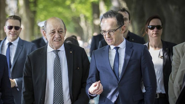 Außenminister Maas und sein französischer Amtskollege Le Drian wollen alles dafür tun, dass der Iran-Atomdeal bleibt.