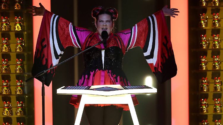 Geht als Topfavoritin ins Rennen: Sängerin Netta aus Israel.