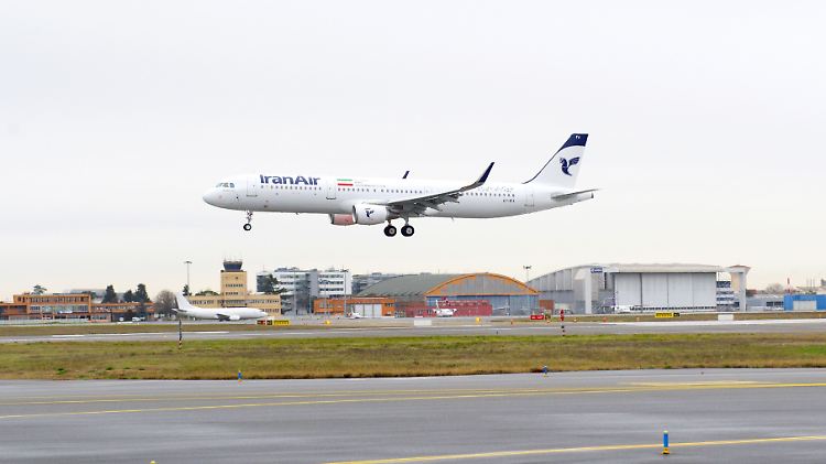 Dieses Flugzeug vom Typ A321 konnte Airbus noch an den Iran liefern.