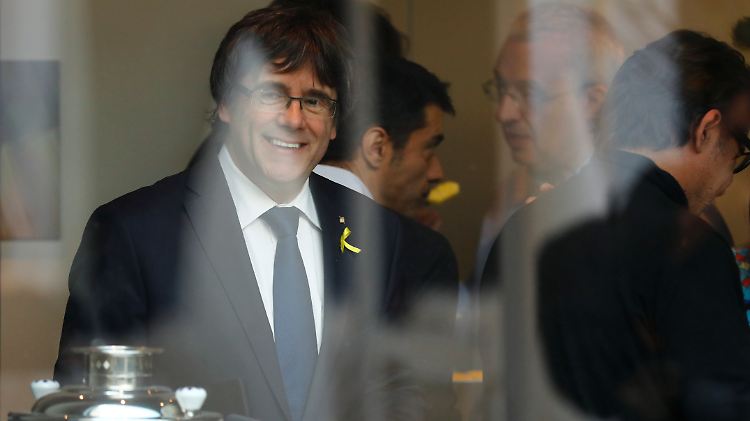 Carles Puigdemont und sein Bündnis Junts per Catalunya haben sich am Samstag in Berlin getroffen.